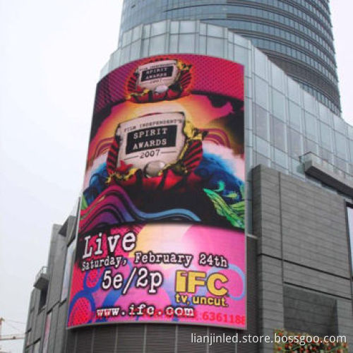 LED Display/Screen/Sign with DIP, 2R, 1G, 1B, High Brightness of 8,000cd/sqm